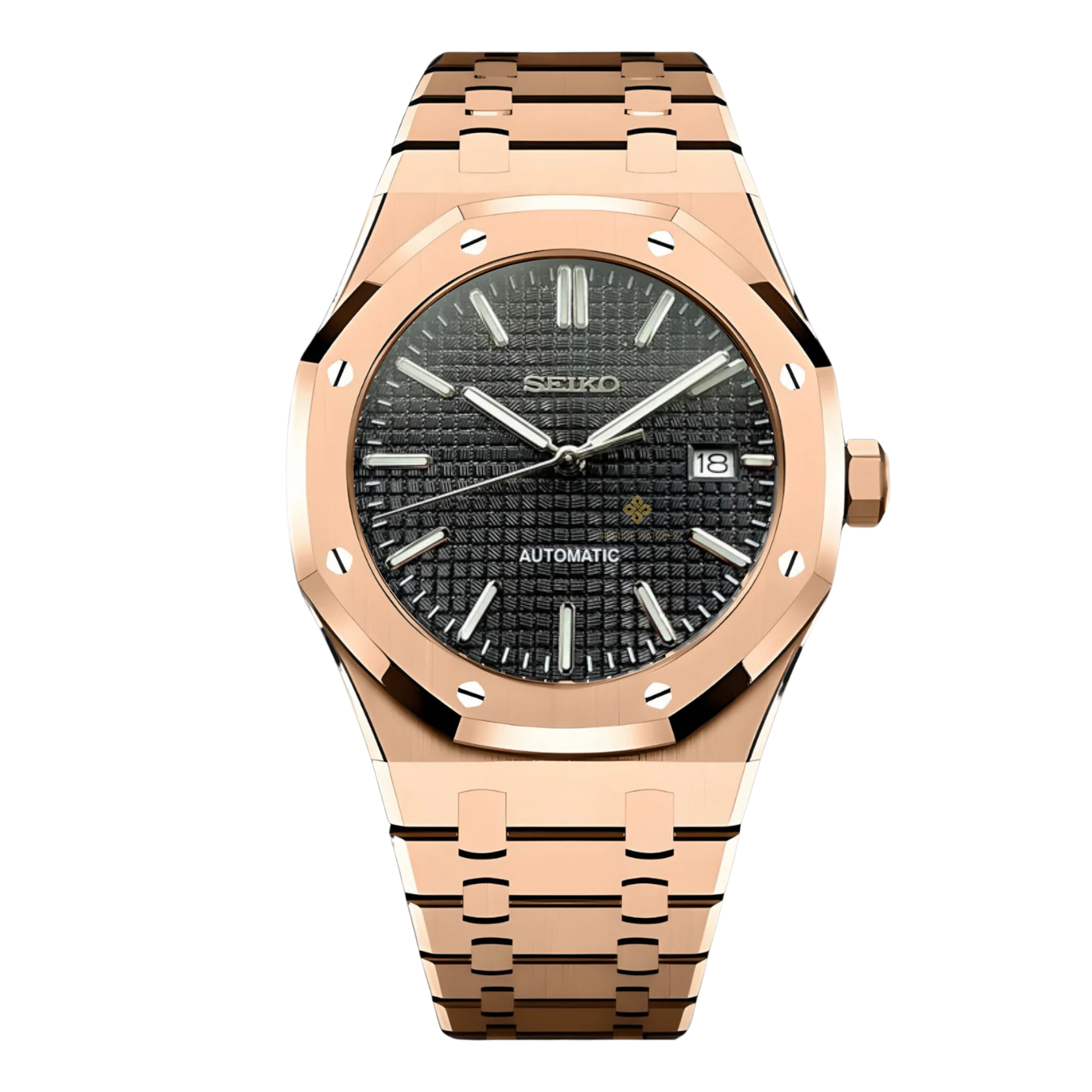 SEIKOAK | ROSE GOLD BLACK