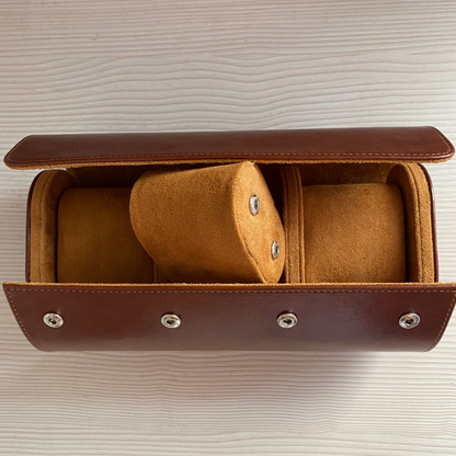 3 PIECE WATCH TRAVEL CASE SET