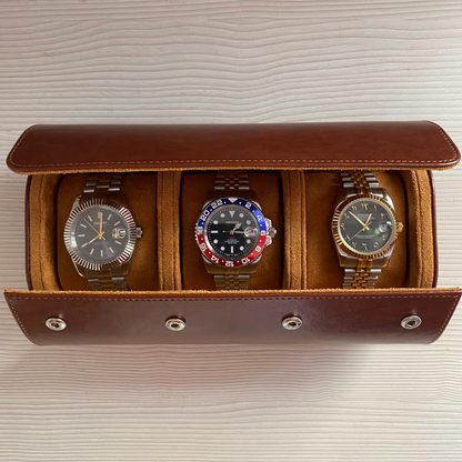 3 PIECE WATCH TRAVEL CASE SET