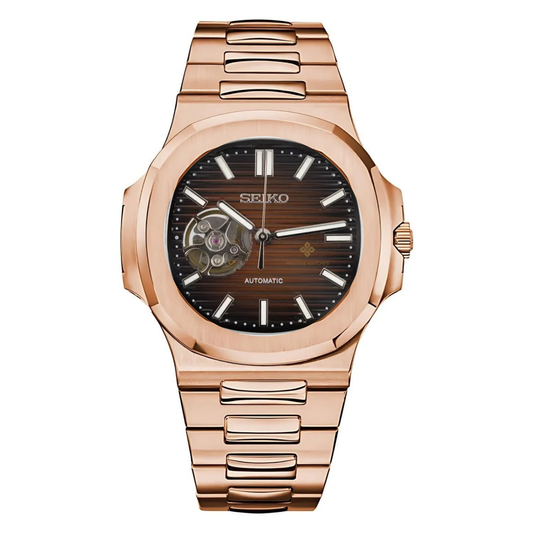 Nautilo Open Heart Brown (Rose Gold)