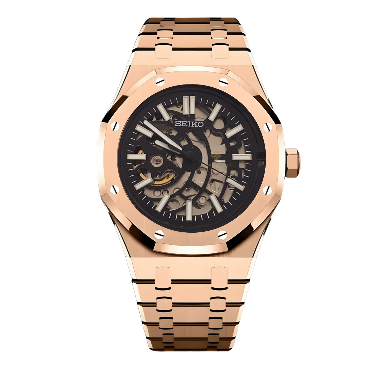 SeikOak SKELETON Rose Gold